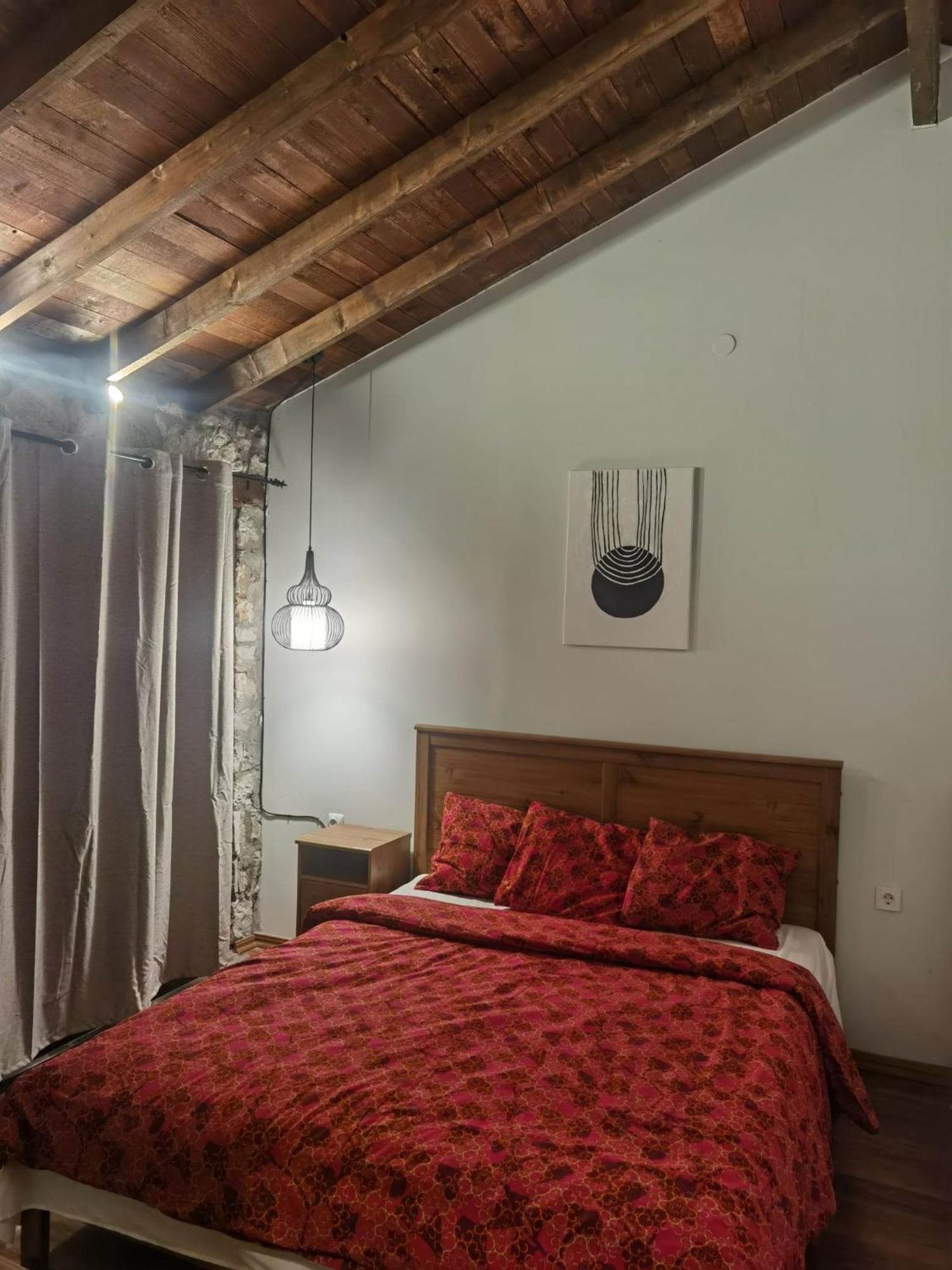 Traditional Stone Cottage In Palio Elatohori Bagian luar foto